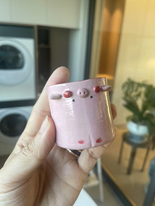 PINKPIG CUP 100%HANDMADE